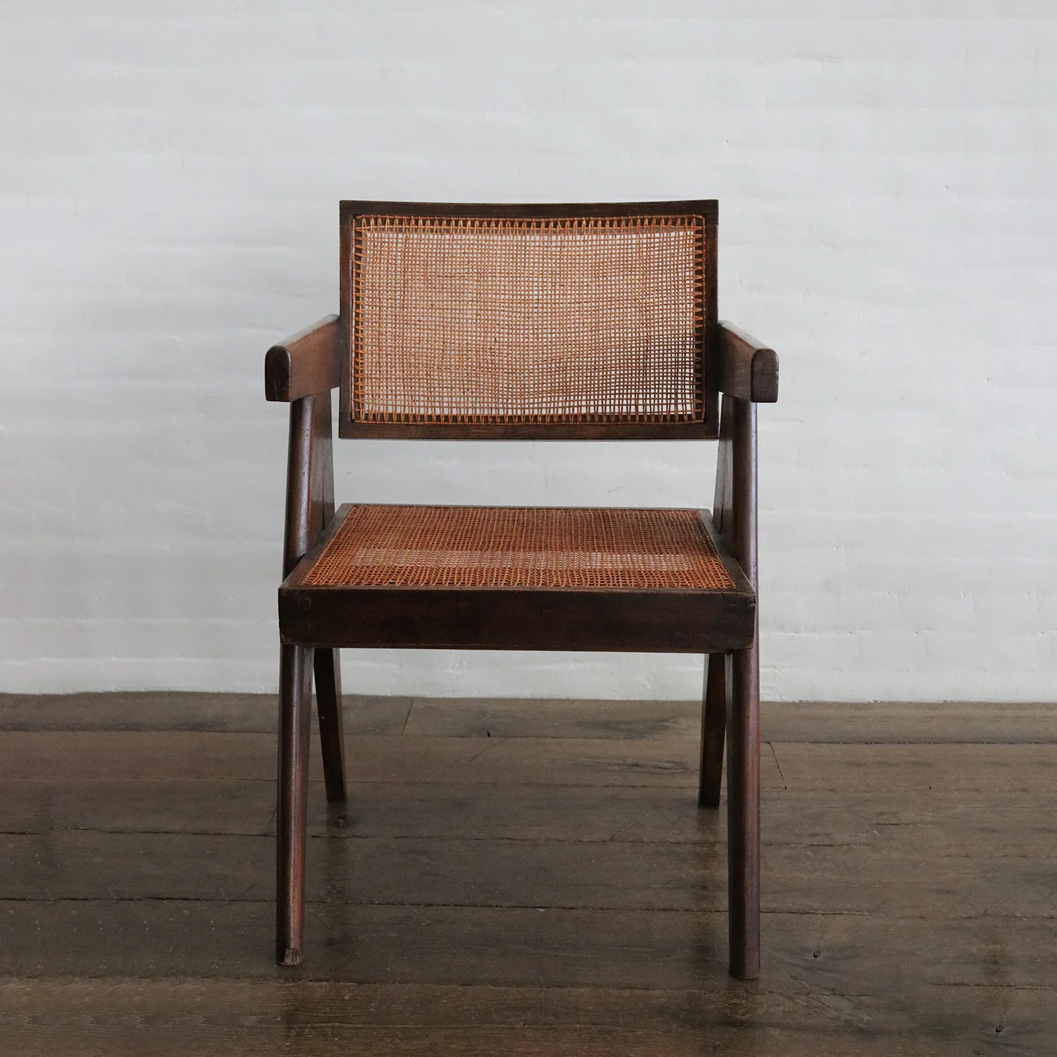 Pierre Jeanneret Office Cane Chairs (ca 1954) - Image 17