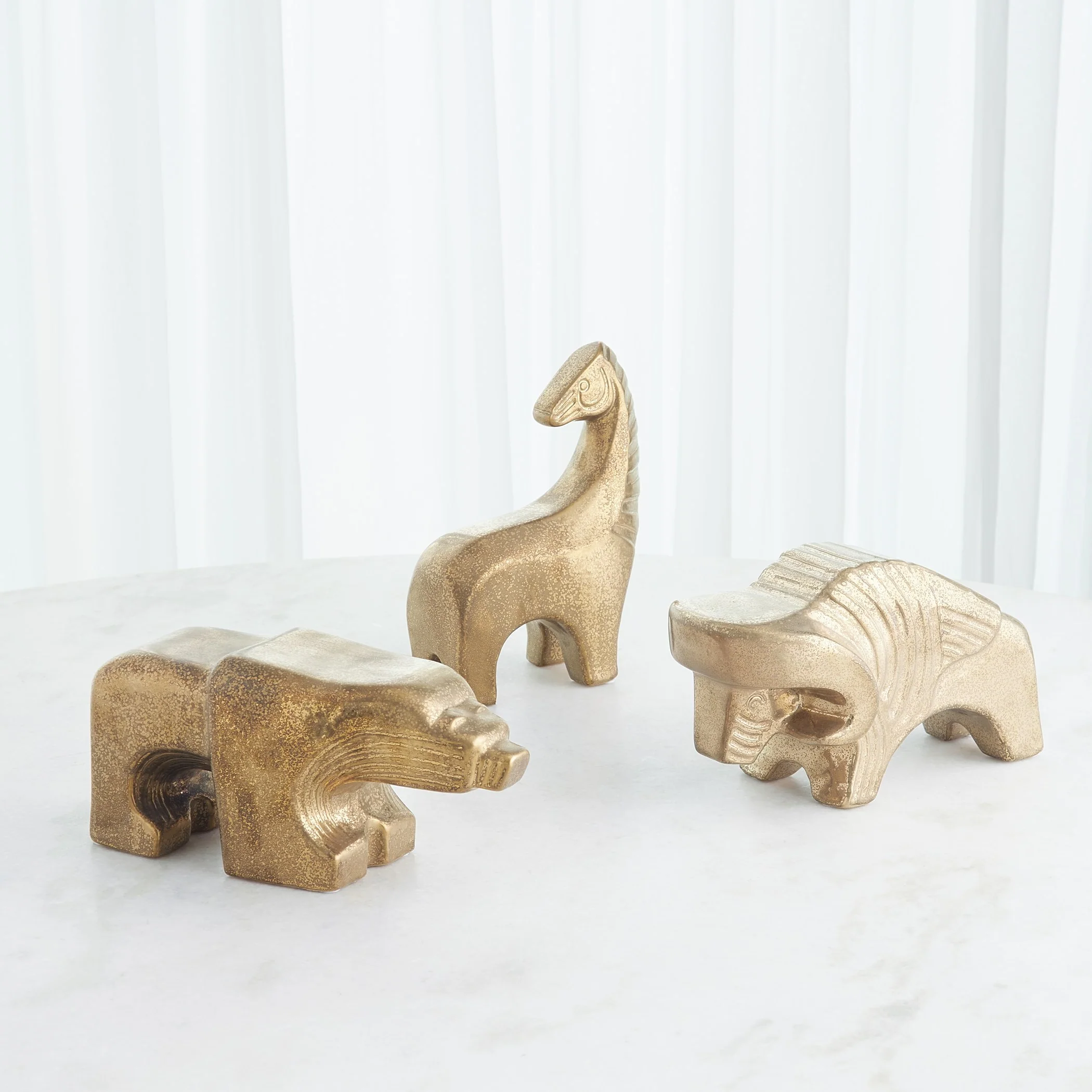 Les Animaux: Cheval (Antique Gold) - Image 3