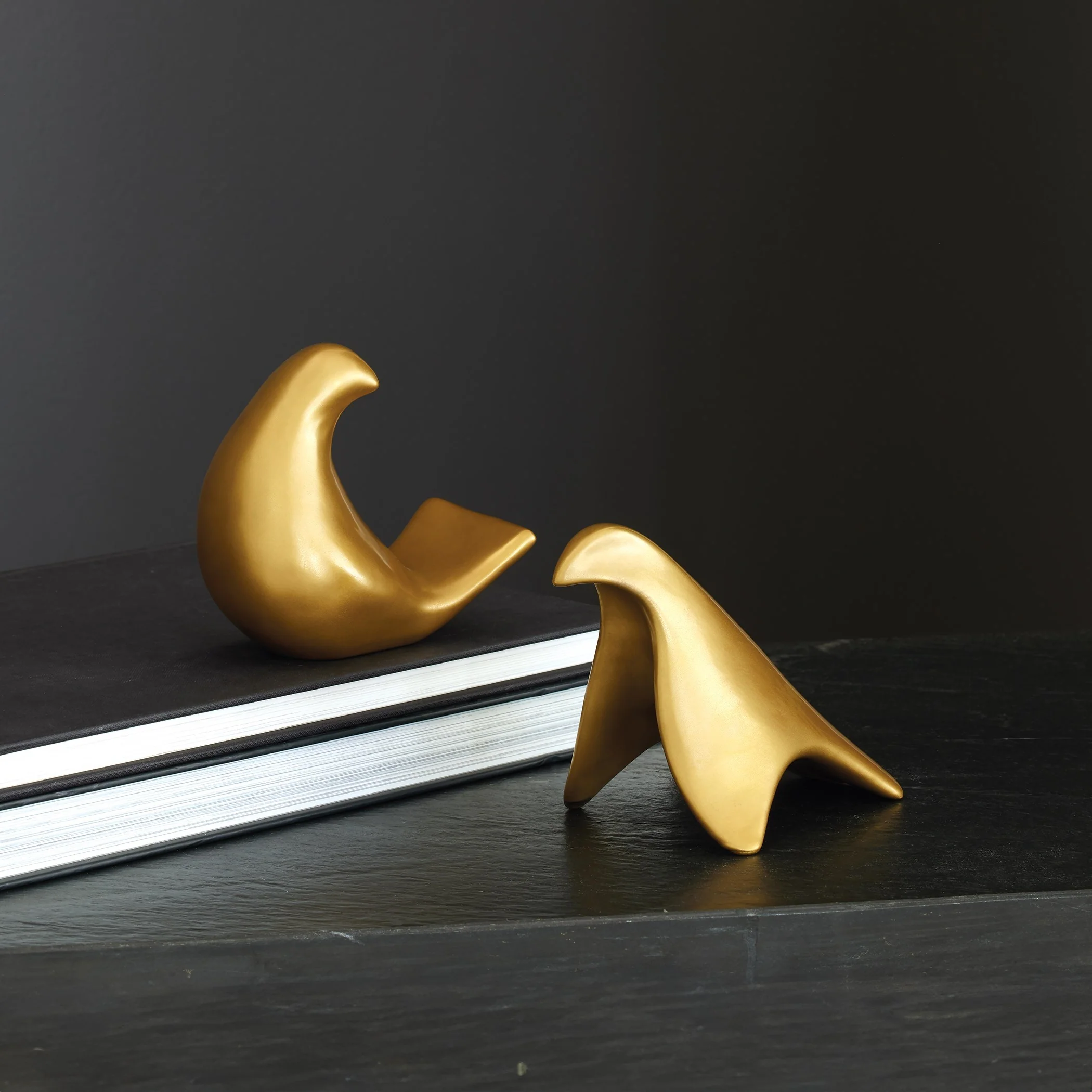 Les Animaux: Moineau (Matte Gold) - Image 3