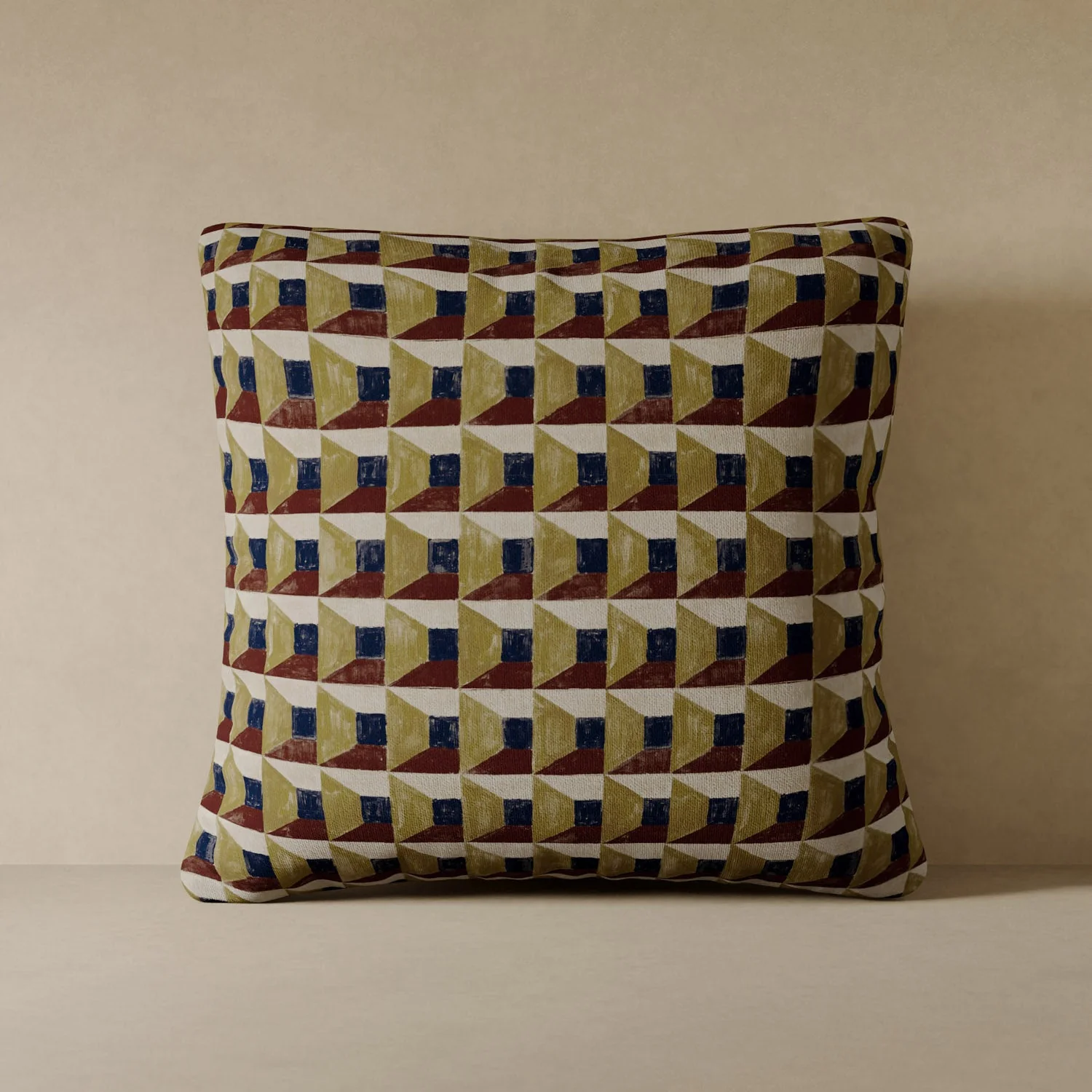 Les Cubes Velvet Pillow