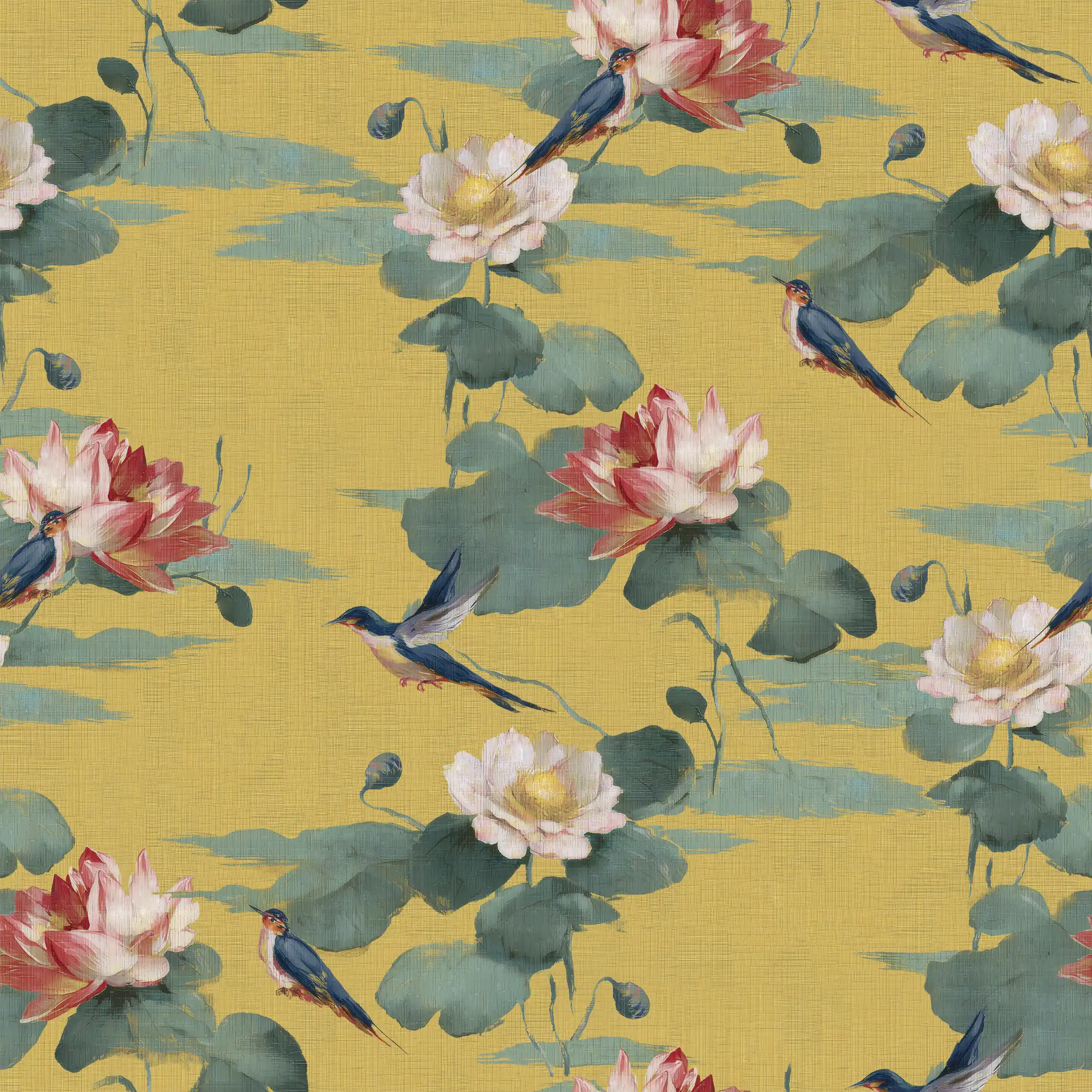 Lilly Pond Wallpaper