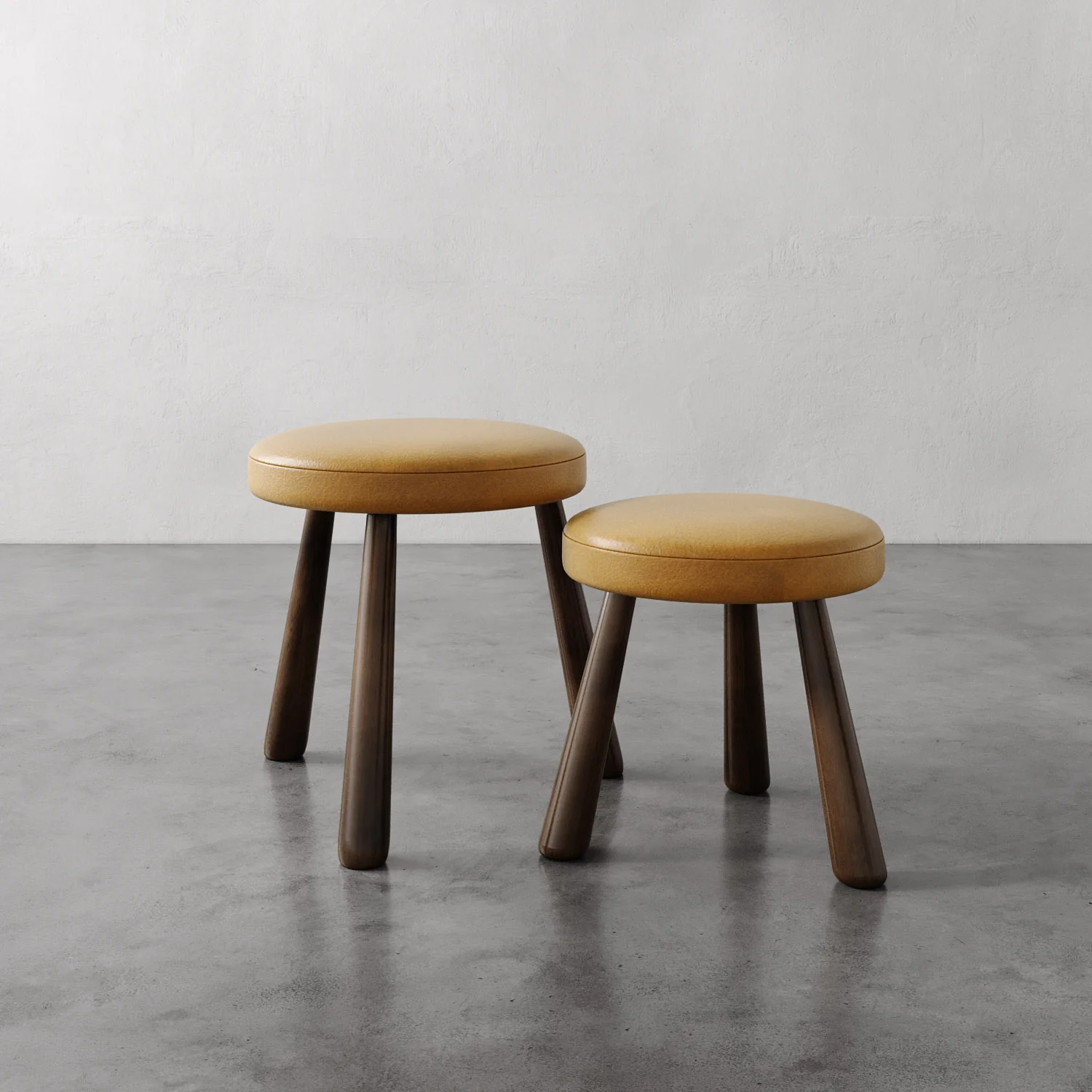 Madeleine Leather Stool - Image 7