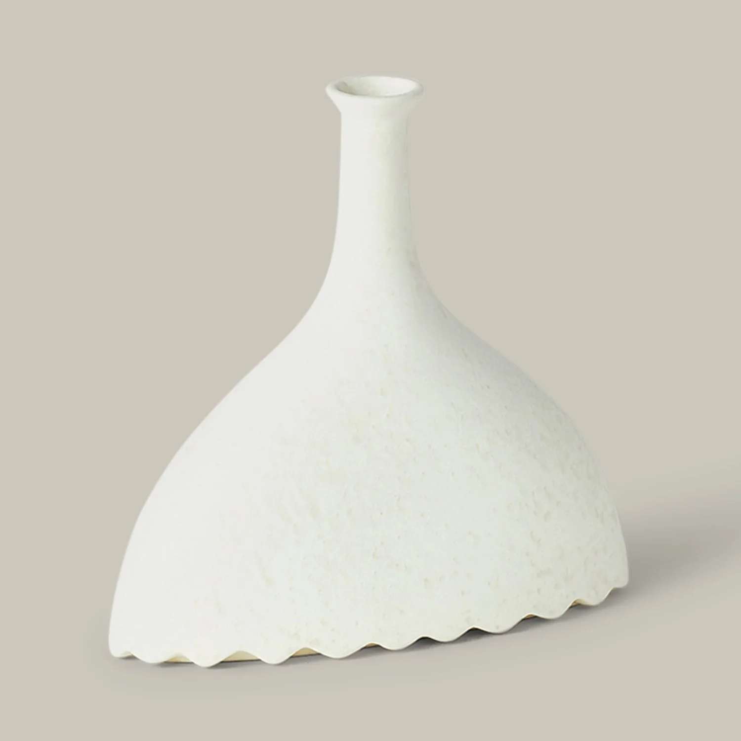 Noelle Geometric Vase (White) - Image 2