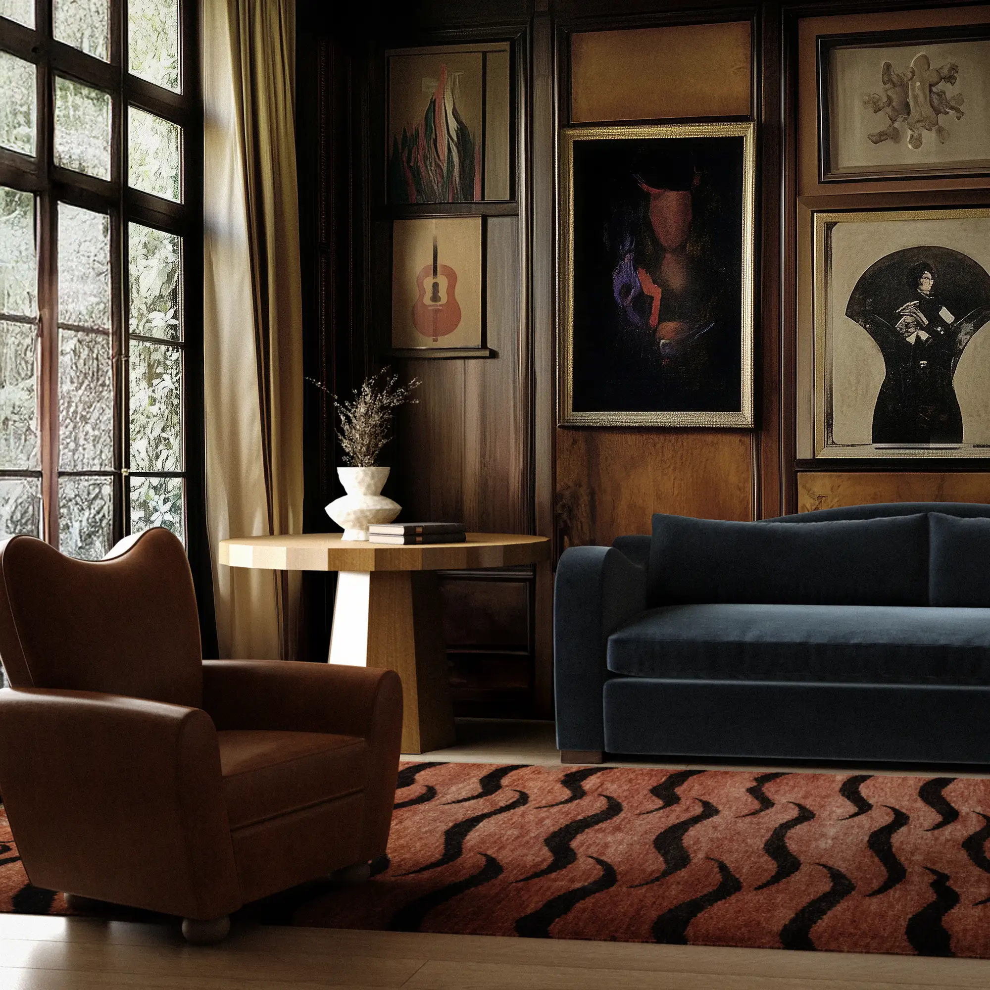 Ondara Fluted Dining or Foyer Table - Image 5