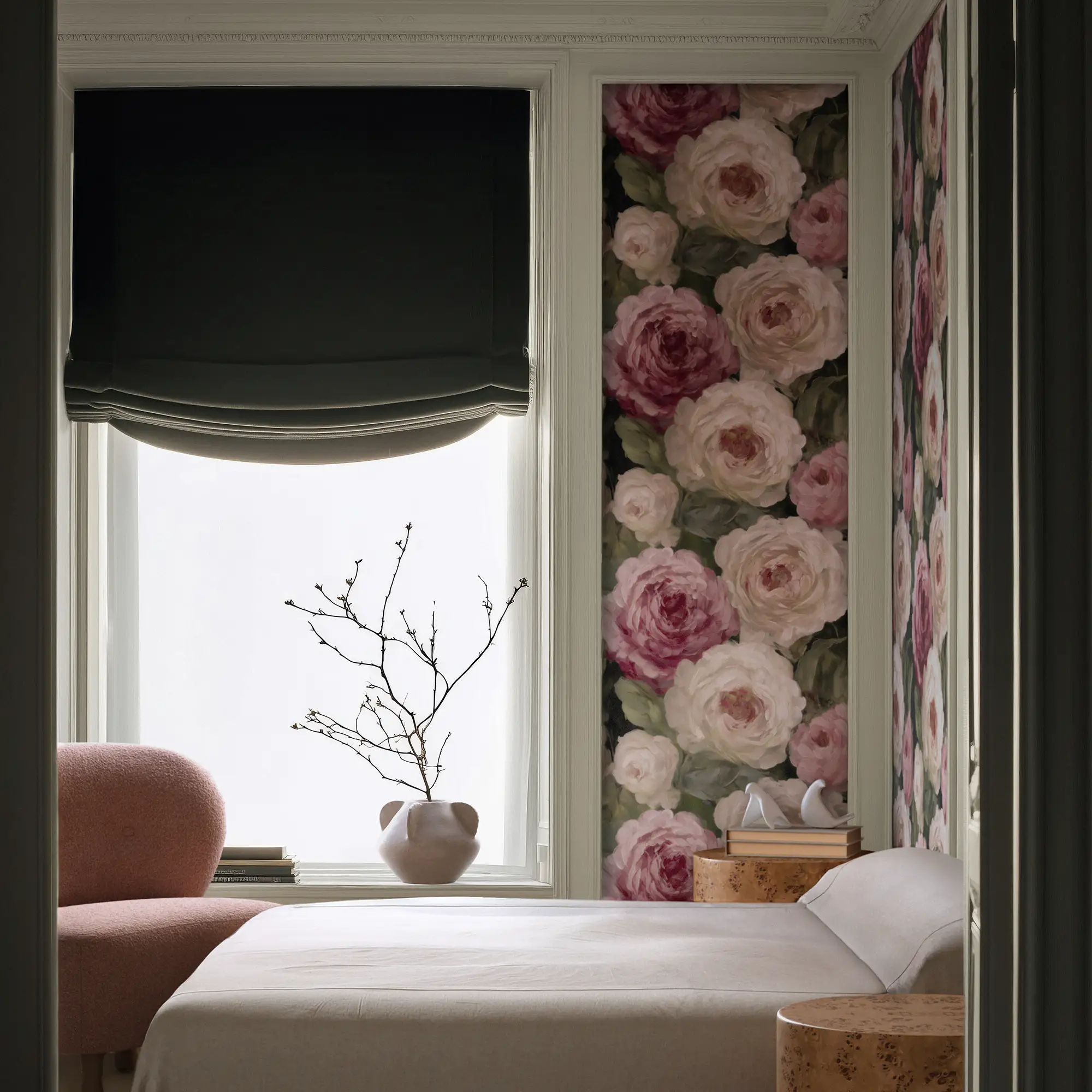Peony Privet Floral Wallpaper - Image 2