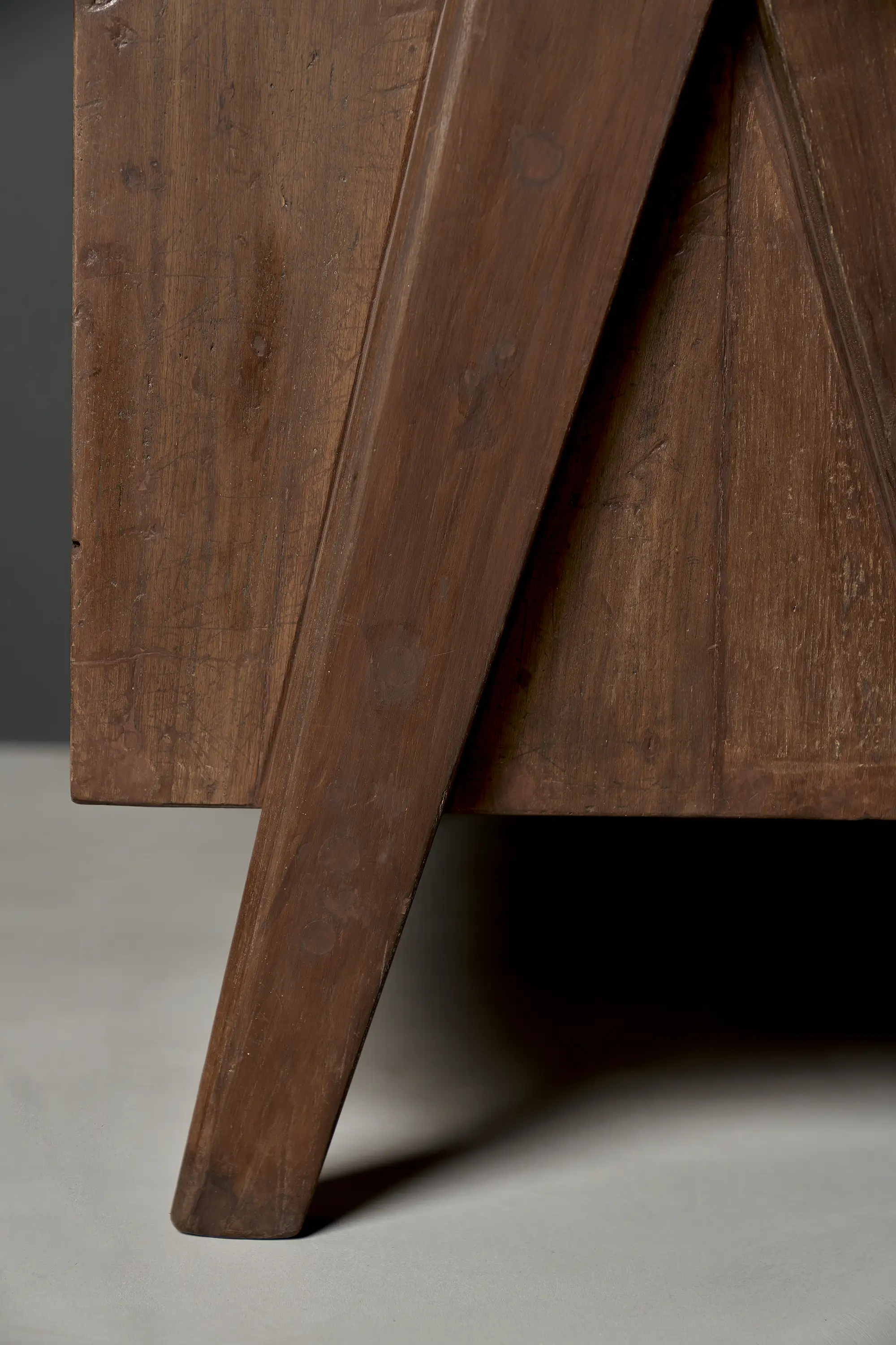 Pierre Jeanneret Chest of Drawers, Punjab Engineering College Library, Chandigarh, c. 1960 - Image 11