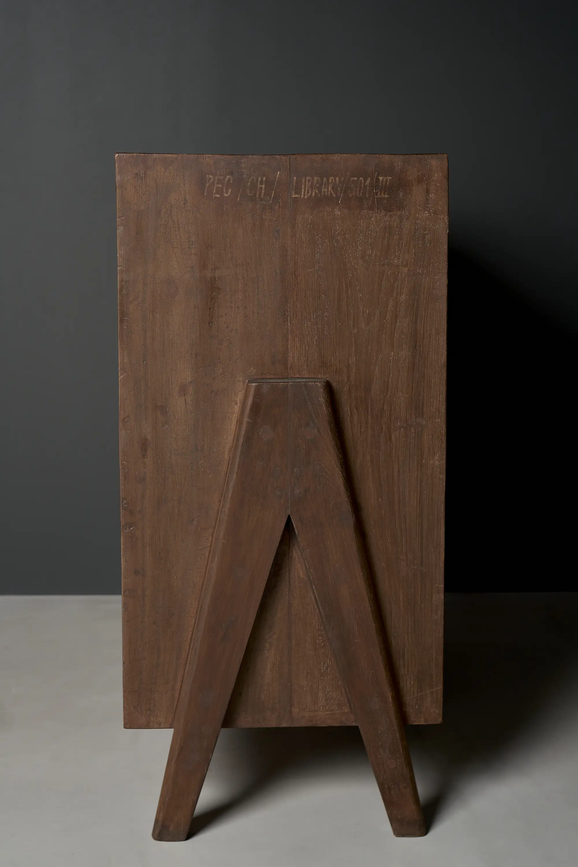 Pierre Jeanneret Chest of Drawers, Punjab Engineering College Library, Chandigarh, c. 1960 - Image 5