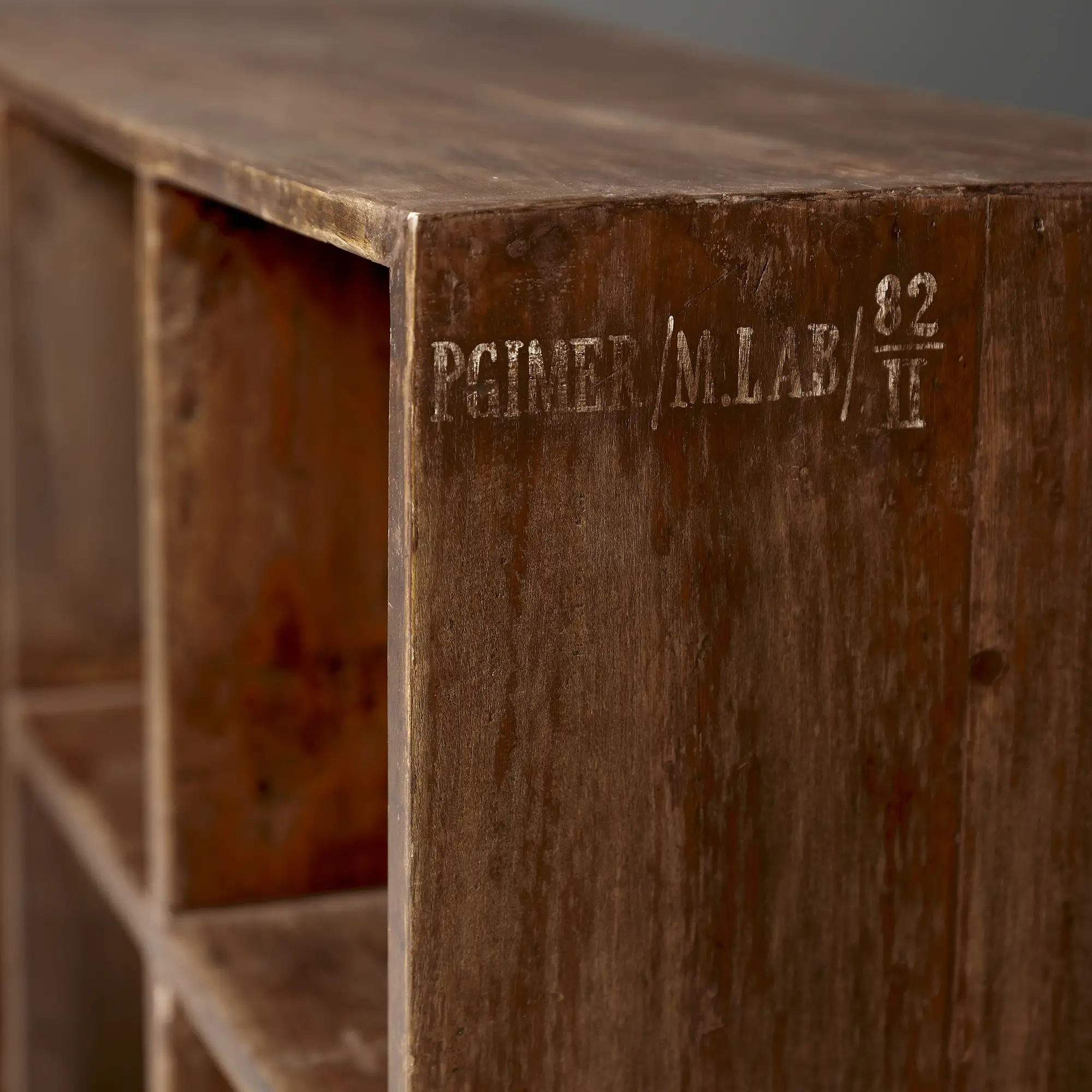 Pierre Jeanneret Five-Hole File Rack, Chandigarh, c. 1960 - Image 3