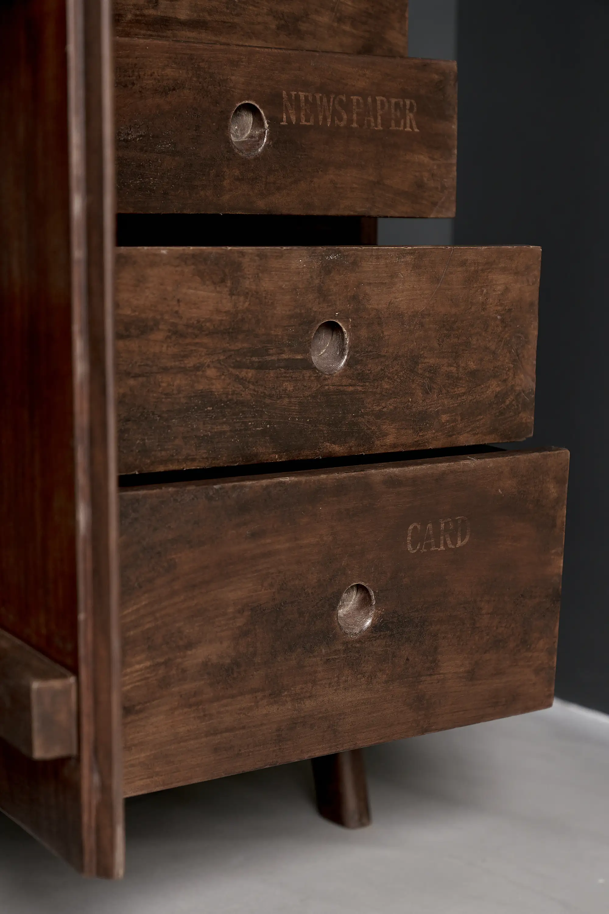 Pierre Jeanneret Library Storage Cabinet, Nehru Library PAU, c. 1960 - Image 14