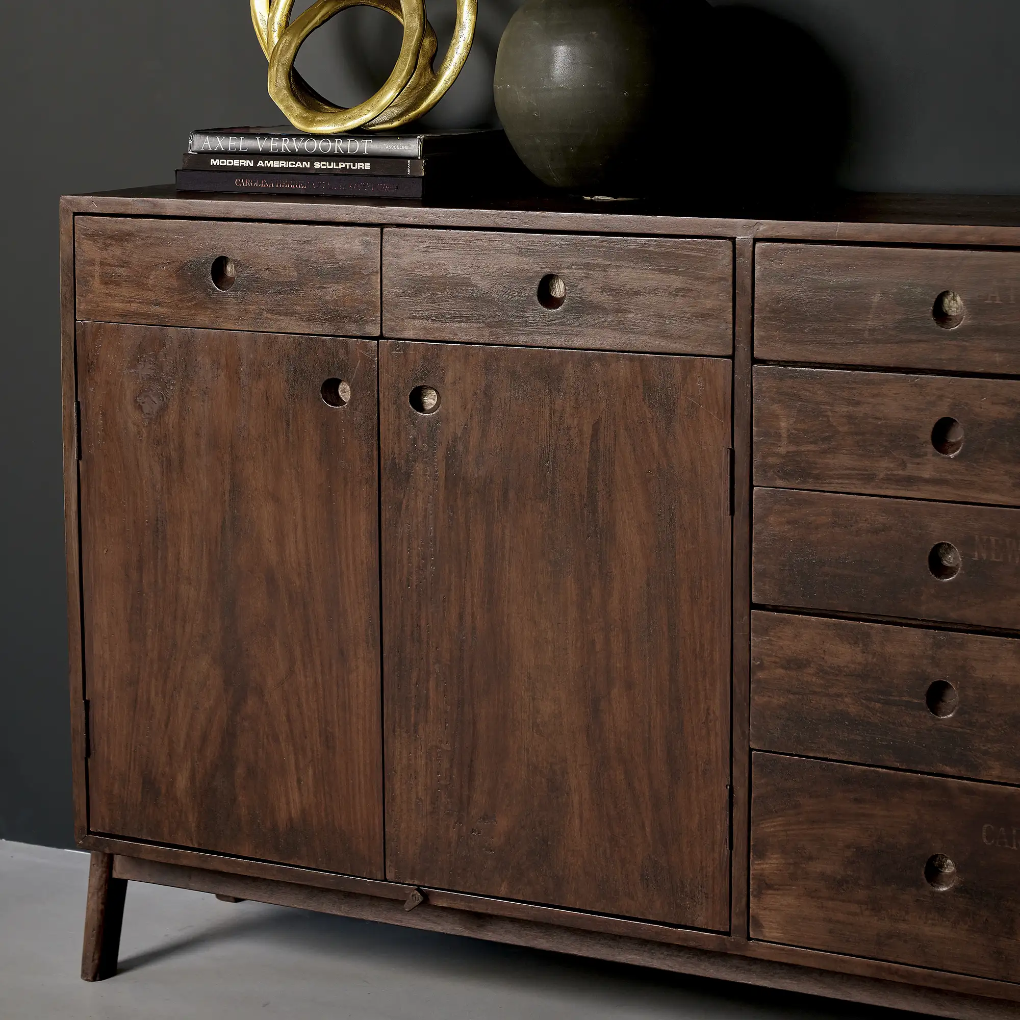 Pierre Jeanneret Library Storage Cabinet, Nehru Library PAU, c. 1960 - Image 6