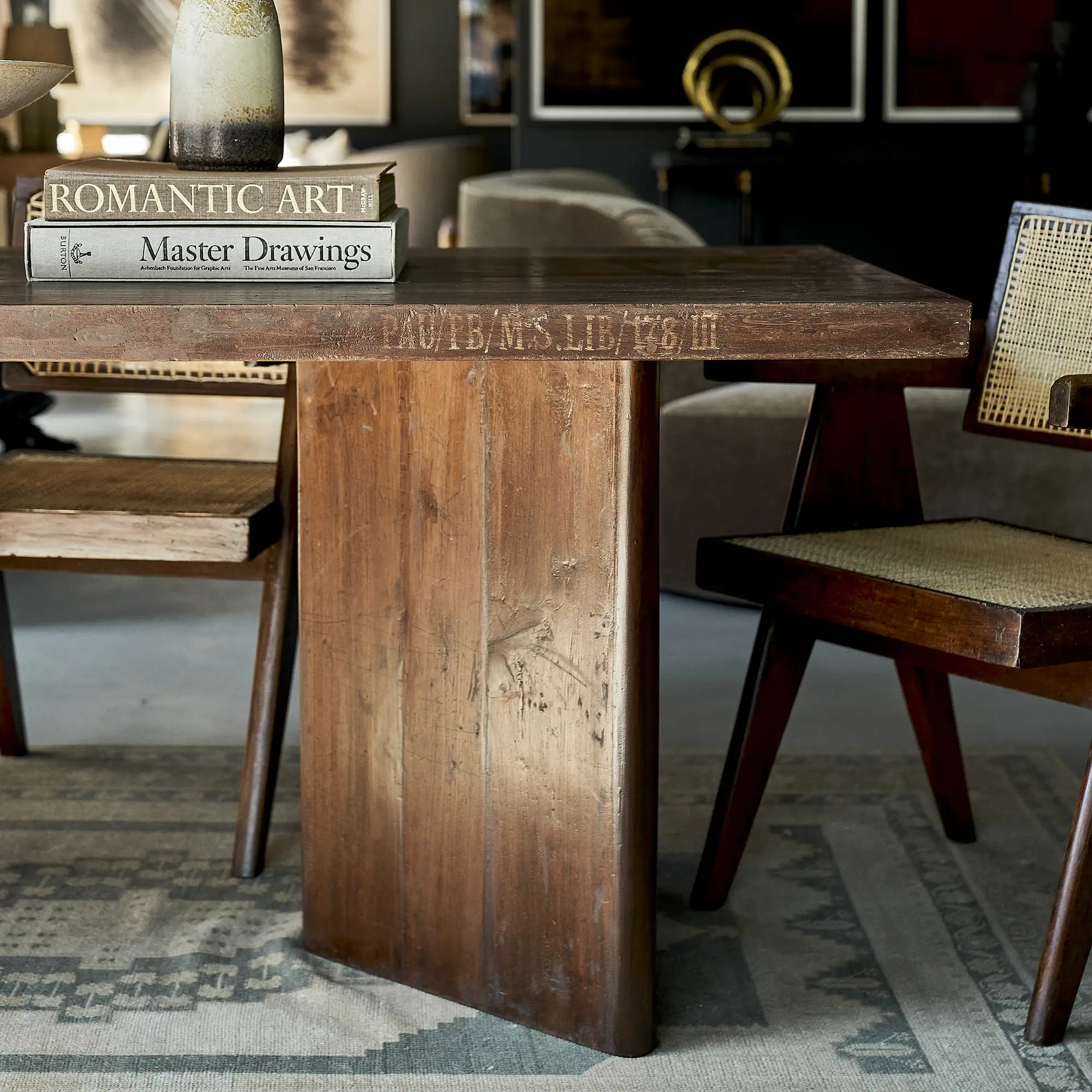 Pierre Jeanneret Library Table, Panjab Agricultural University, c. 1960 - Image 2