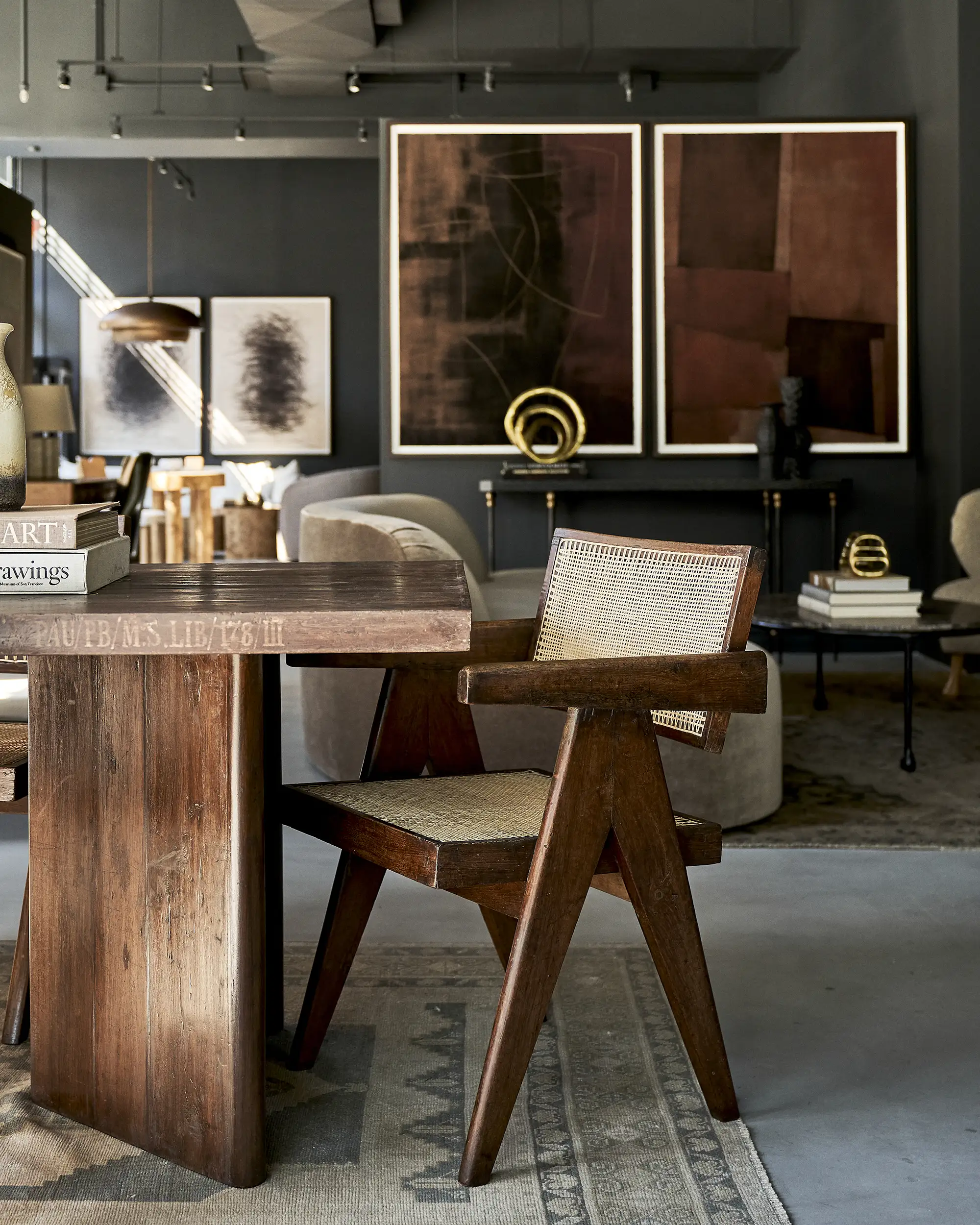 Pierre Jeanneret Office Cane Chairs (ca 1954) - Image 7