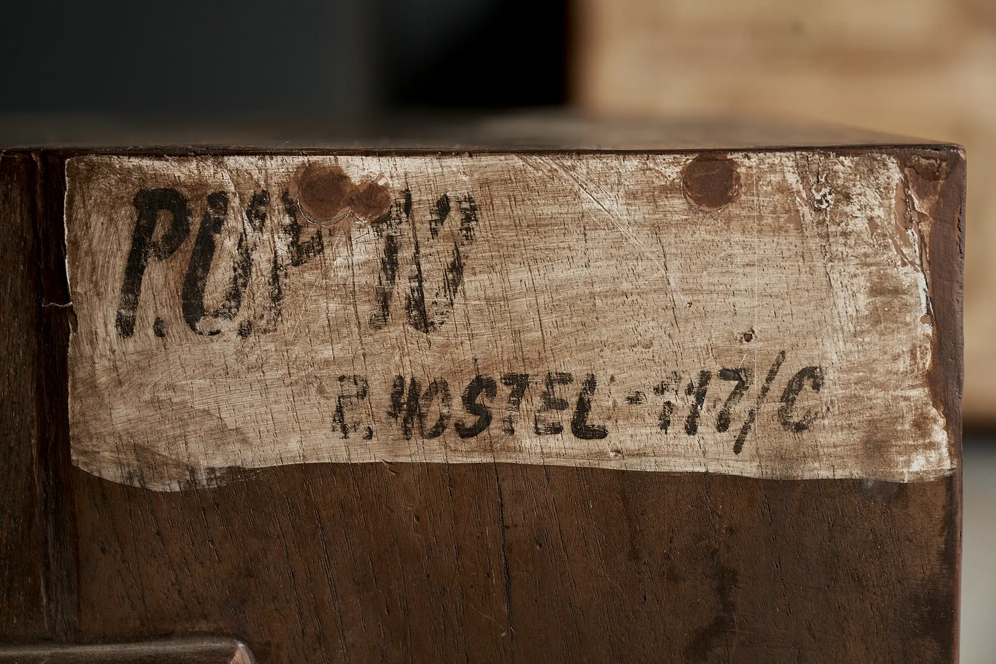 Pierre Jeanneret Pair of Bedside Tables, Panjab University, Chandigarh, c. 1960 - Image 9