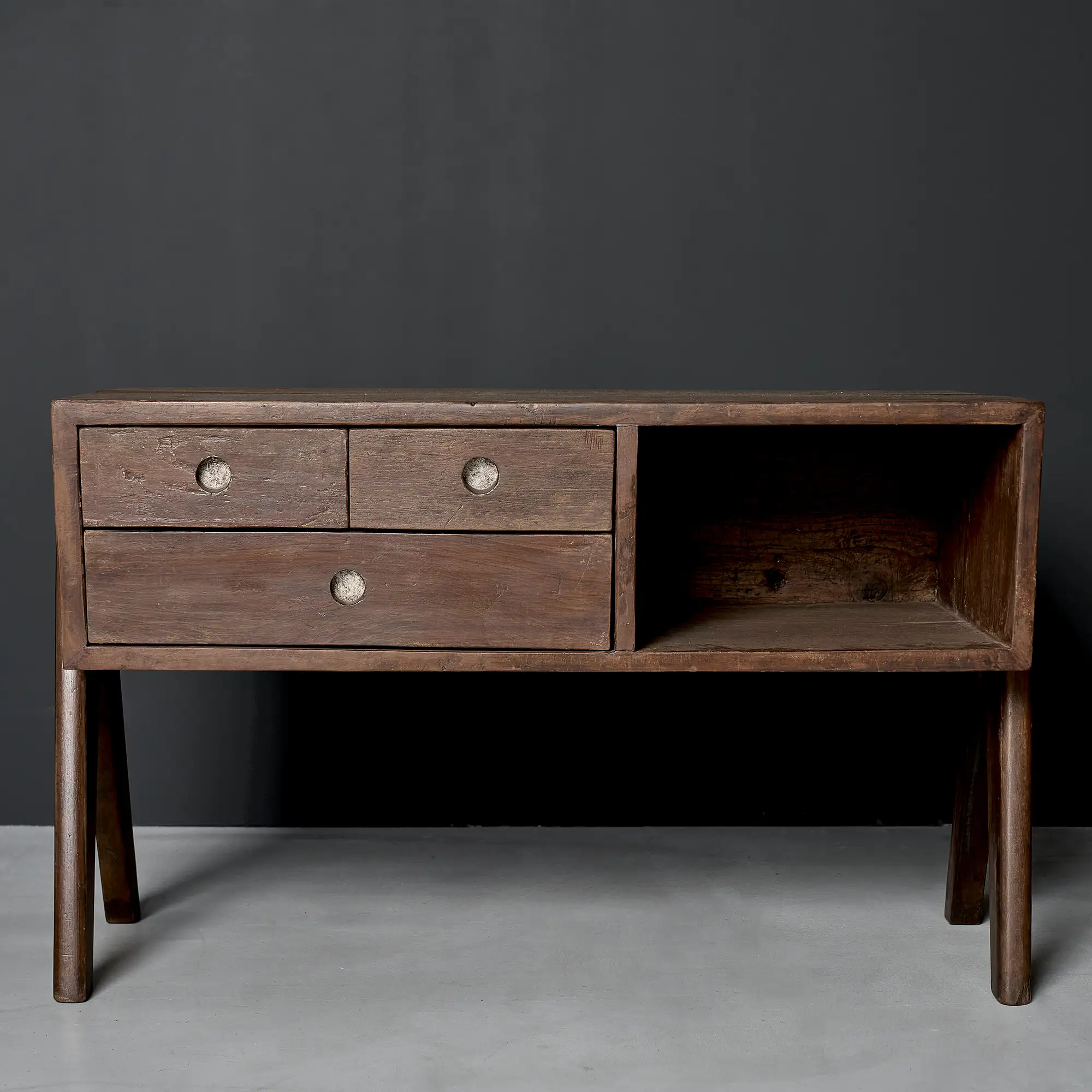 Pierre Jeanneret Pedestal Unit, High Court, Chandigarh, 1961
