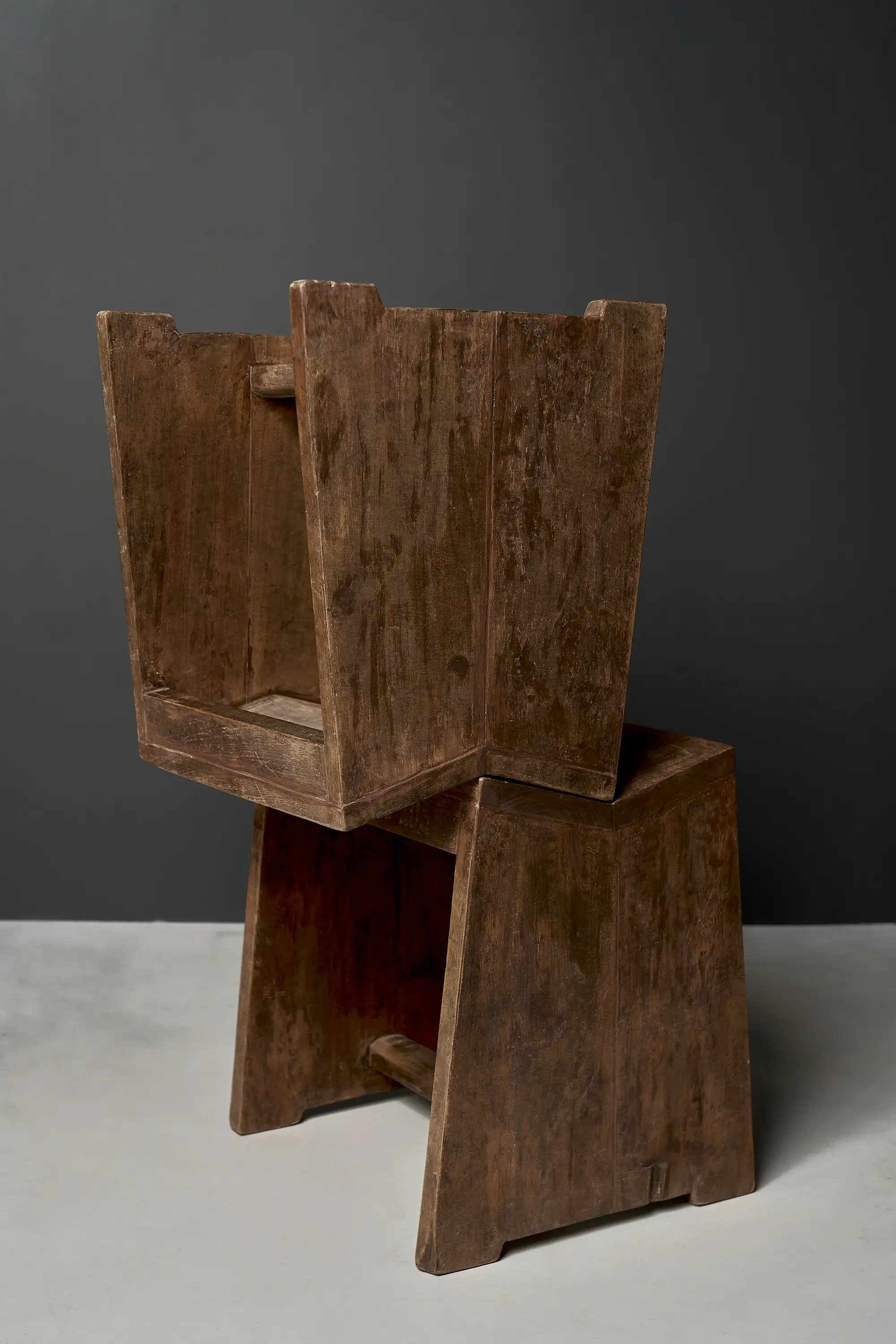 Pierre Jeanneret Stool, Chandigarh, c. 1960 (CCI-209) - Image 3