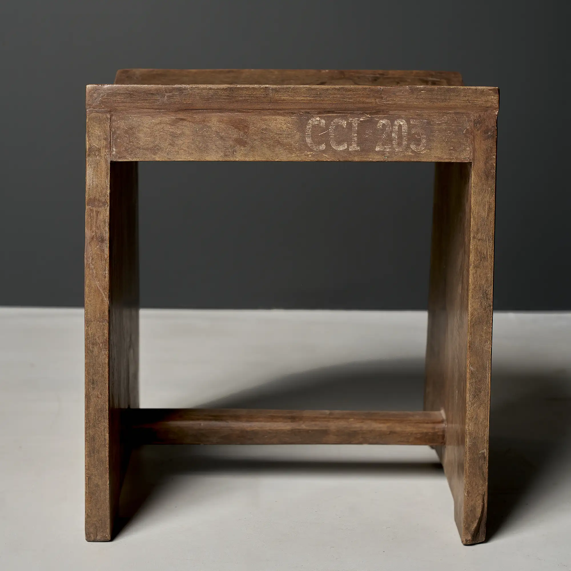 Pierre Jeanneret Stool, Chandigarh, c. 1960 (CCI-203) - Image 4