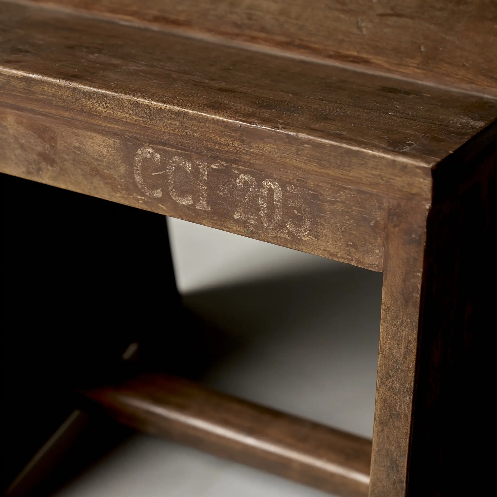 Pierre Jeanneret Stool, Chandigarh, c. 1960 (CCI-203) - Image 5