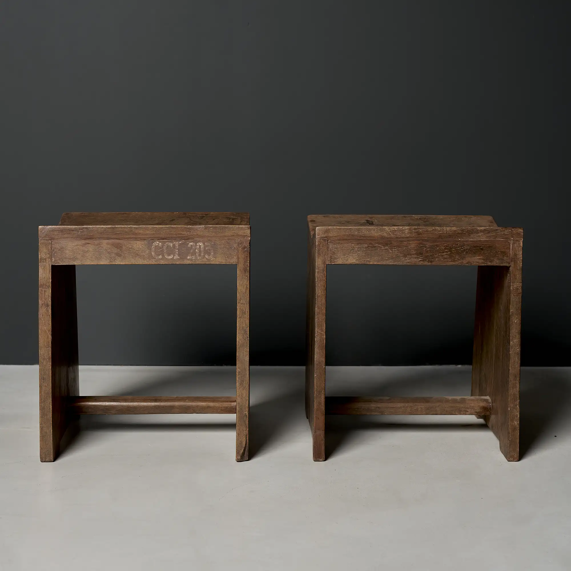 Pierre Jeanneret Stool, Chandigarh, c. 1960 (CCI-203) - Image 6