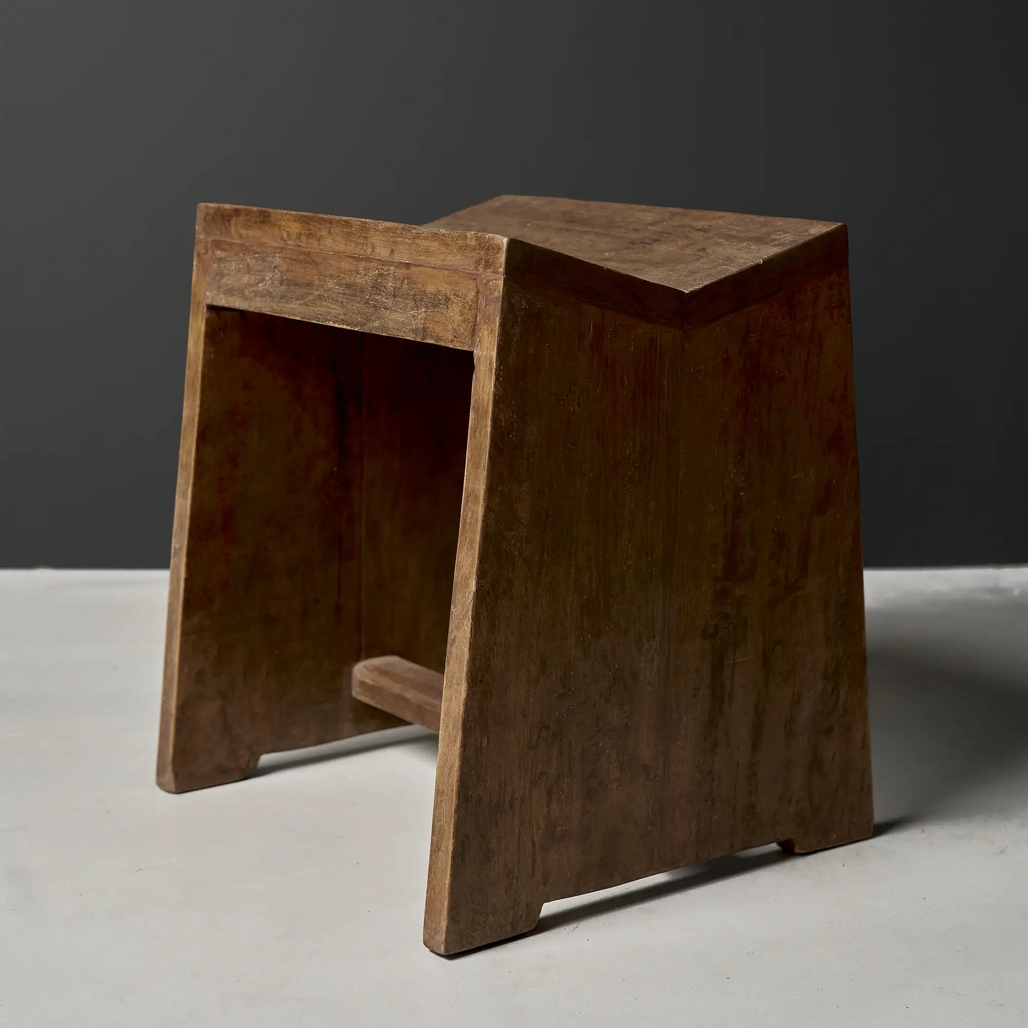 Pierre Jeanneret Stool, Chandigarh, c. 1960 (CCI-209) - Image 2