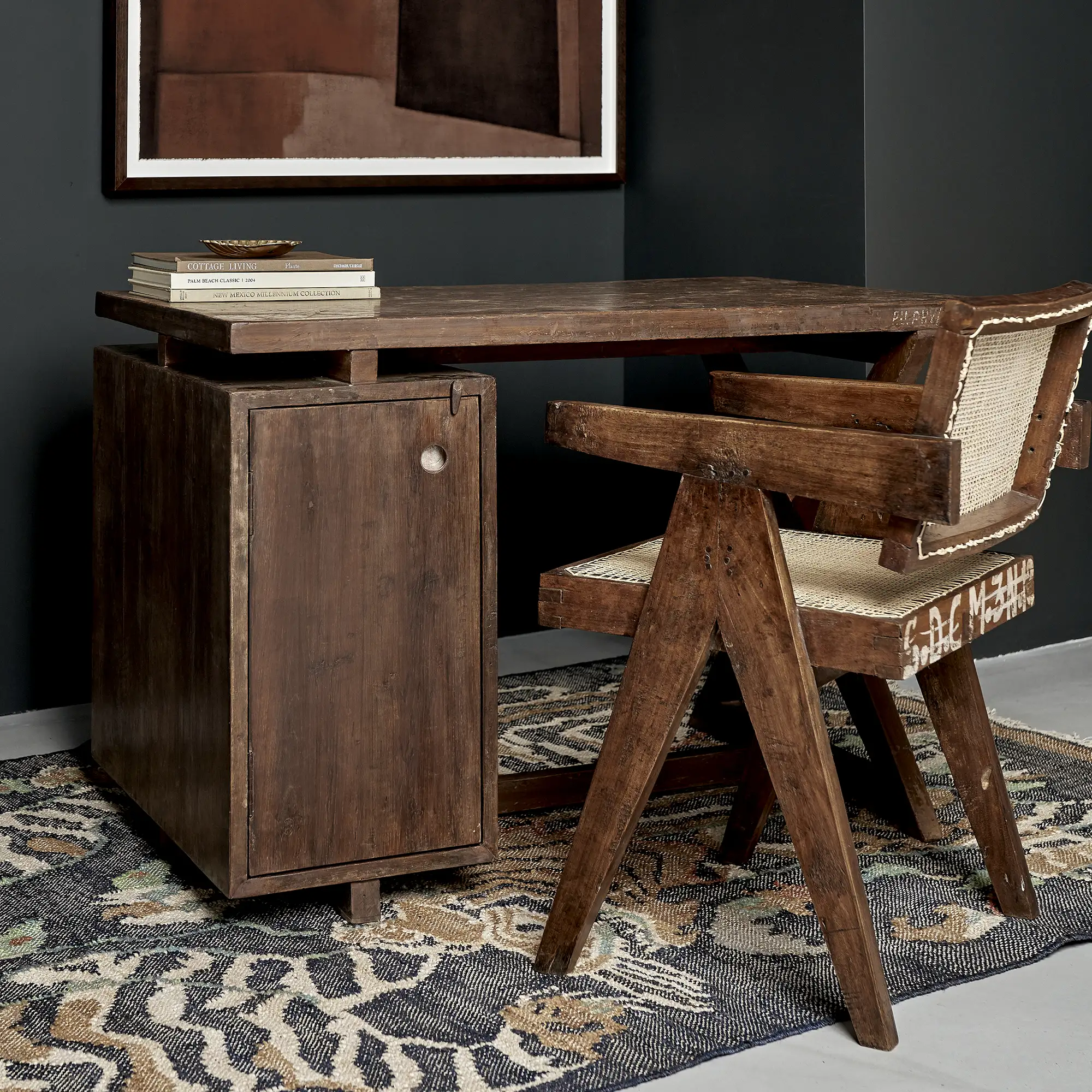 Pierre Jeanneret Office Cane Chairs (ca 1954) - Image 6