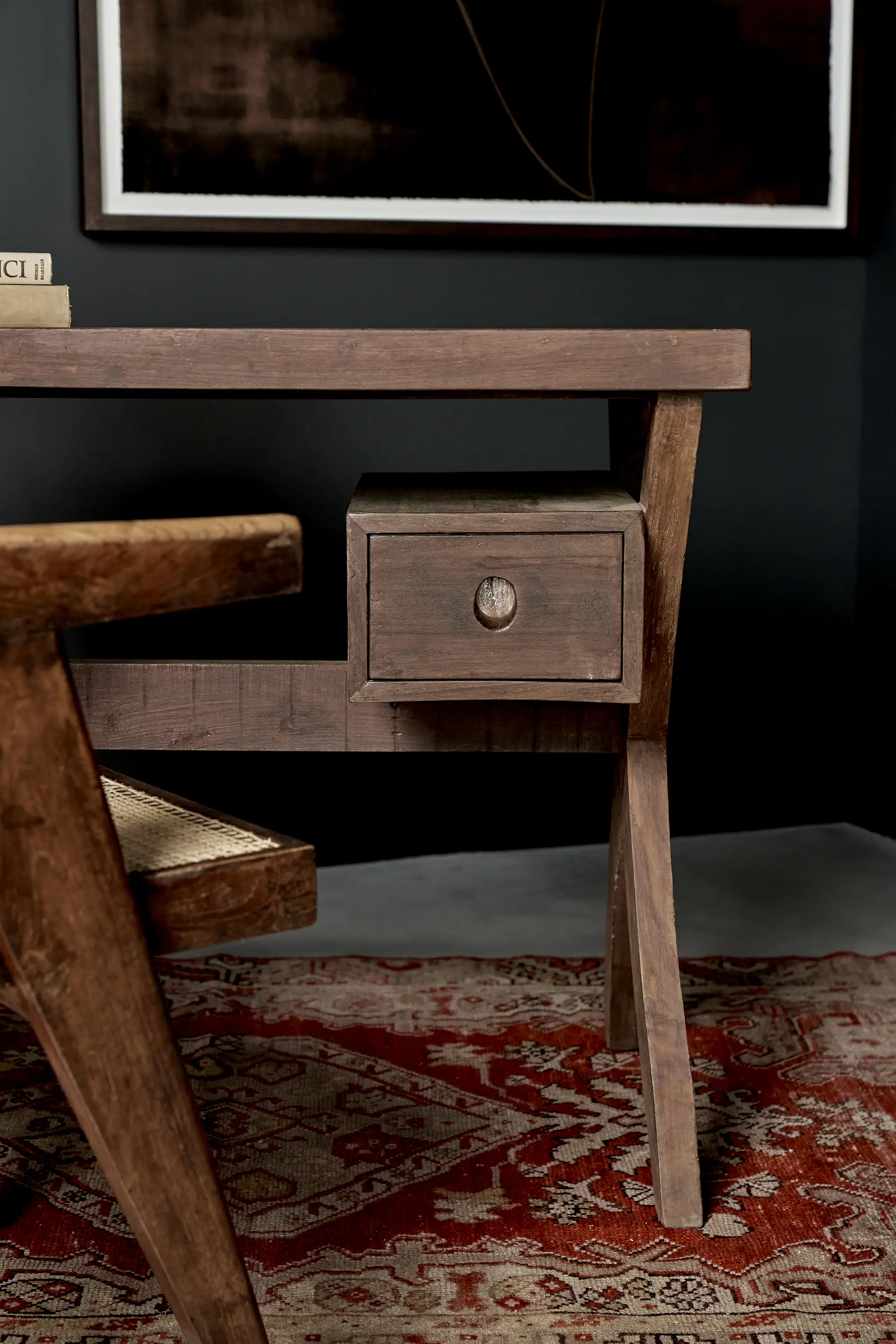 Pierre Jeanneret Writing Desk, Punjab Engineering College Library, Chandigarh, c. 1960 - Image 10