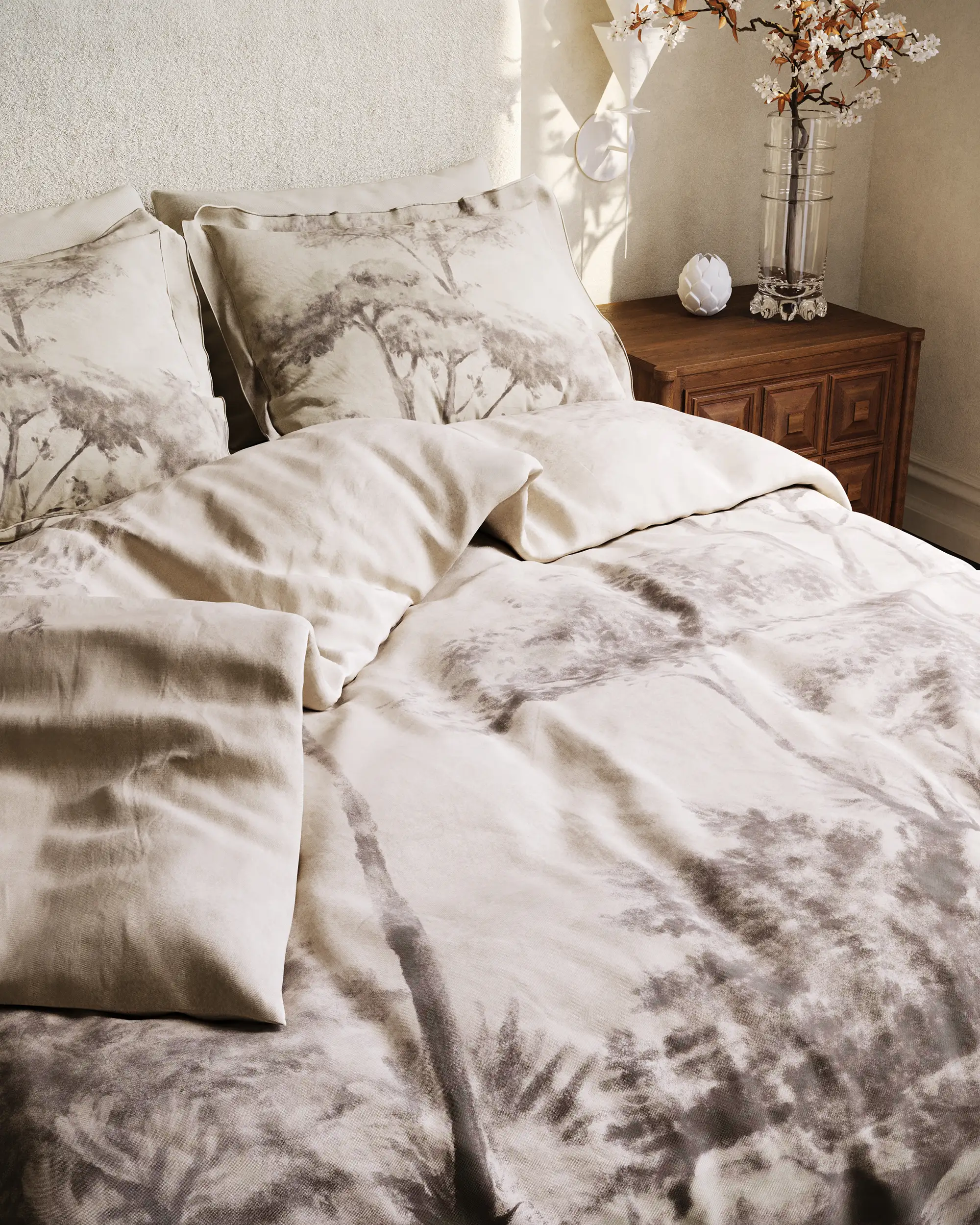 Provençal Scenic Landscape Duvet - Image 2