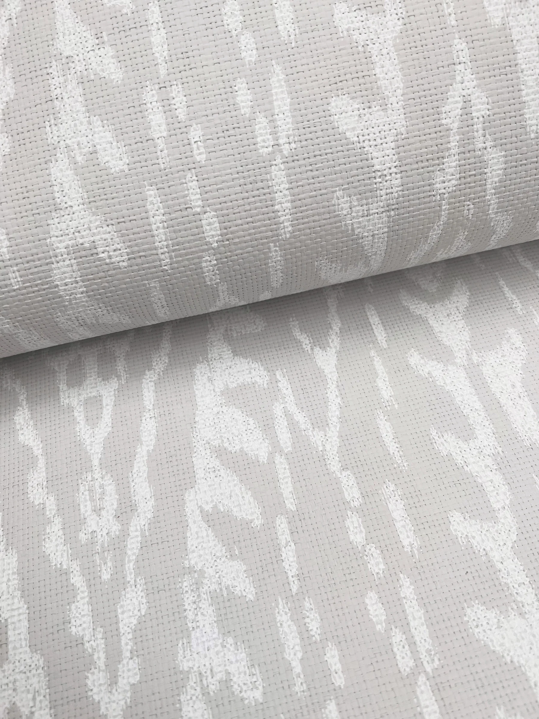 Rousseau Warm Grey Paperweave Wallpaper - Image 3