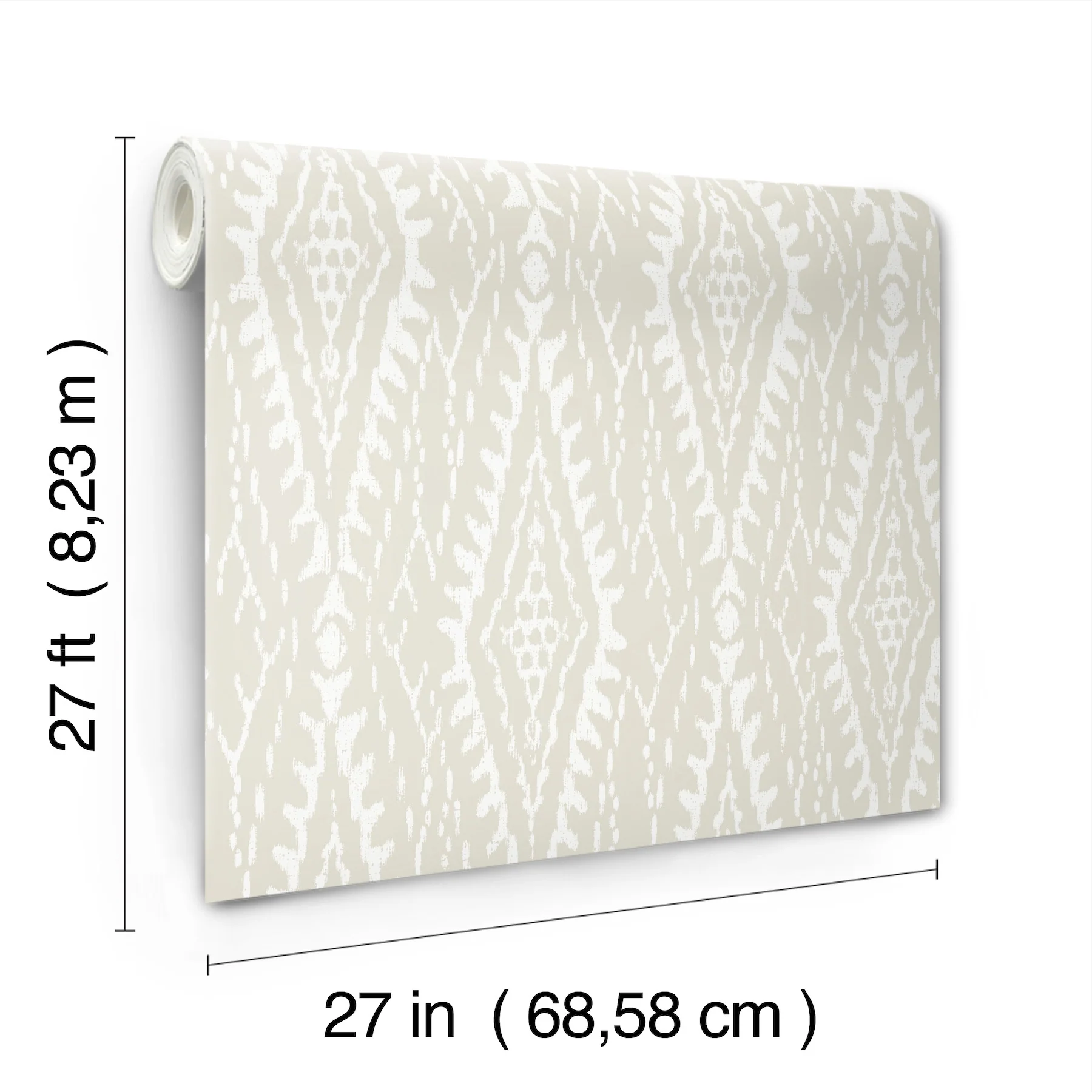 Rousseau Warm Grey Paperweave Wallpaper - Image 4
