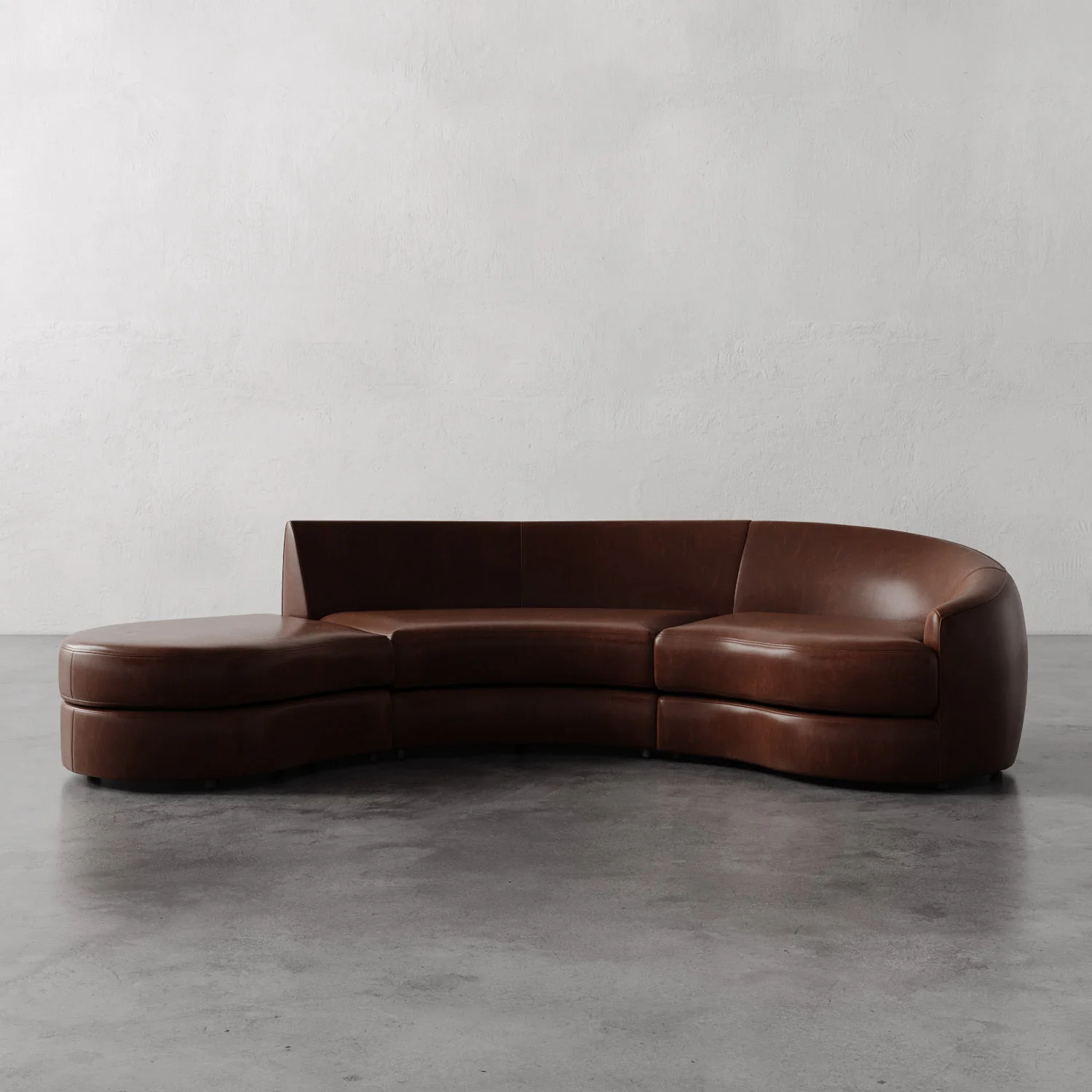 Rulmann Leather 4-Piece Right Sectional - Image 3