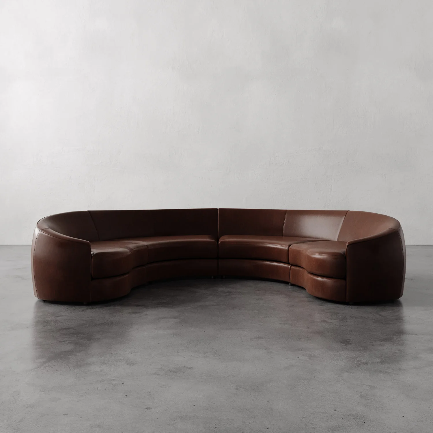 Rulmann Leather 4-Piece Sectional - Image 2