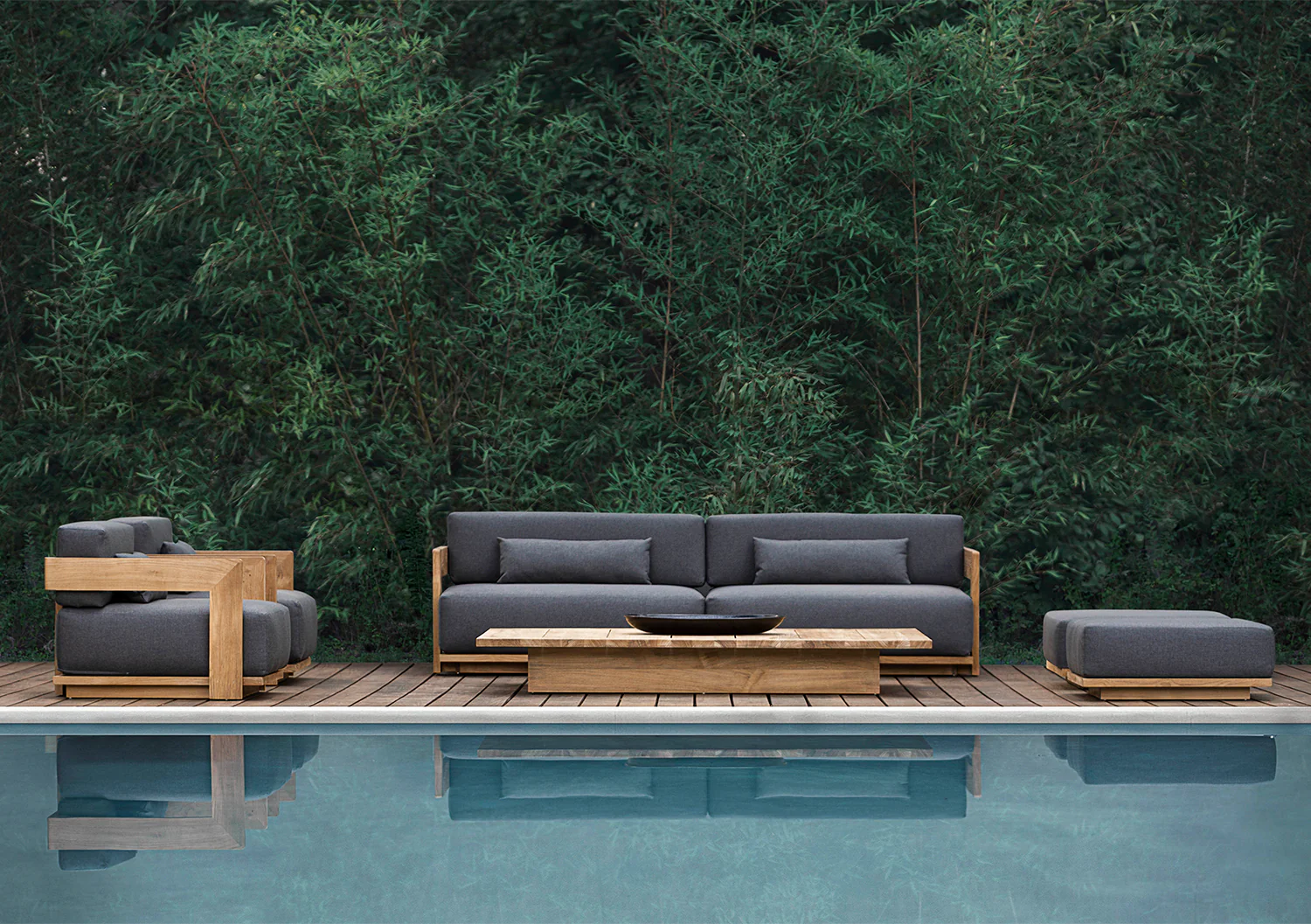 S2 Teak 95" Sofa - Image 3