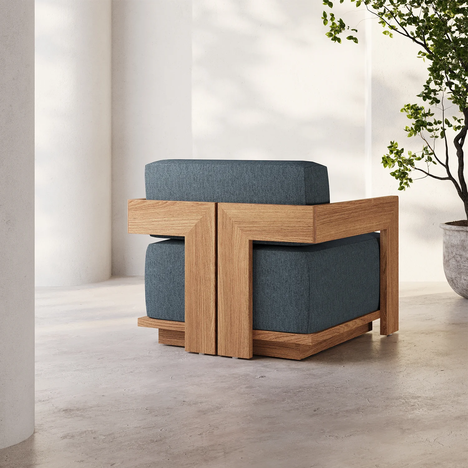 S2 Teak Lounge Chair - Image 3