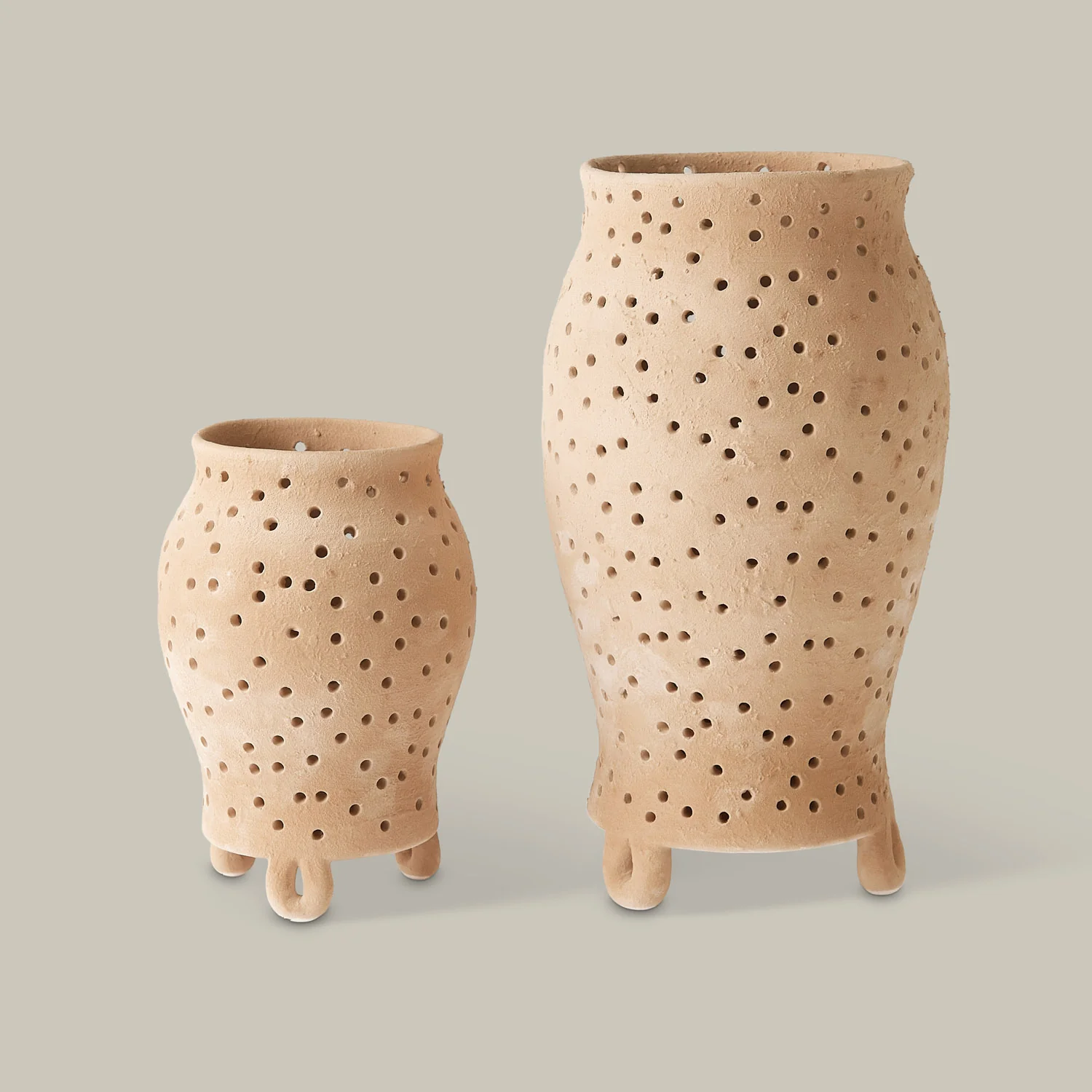 Yassine Candle Holder (Beige) - Image 3